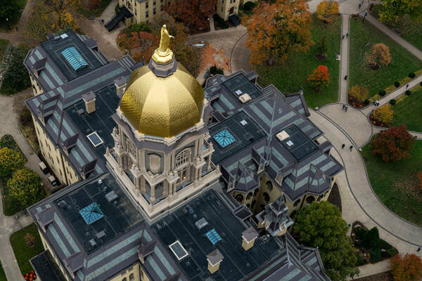 Overhead view of the Main Building and Golden Dome